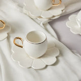 Emsan Beyoğlu 6-Person Porcelain Coffee Cup Set 80 ml - Emsan Jordan