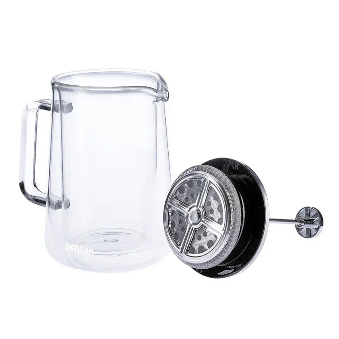 Emsan Double Glass French Press – 350 ml - Emsan Jordan