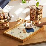 Emsan Farina Tray 31×46 cm – Gold - Emsan Jordan