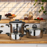 Emsan Wedding 16-Piece Stainless Steel Cookware and Teapot Set - Emsan Jordan