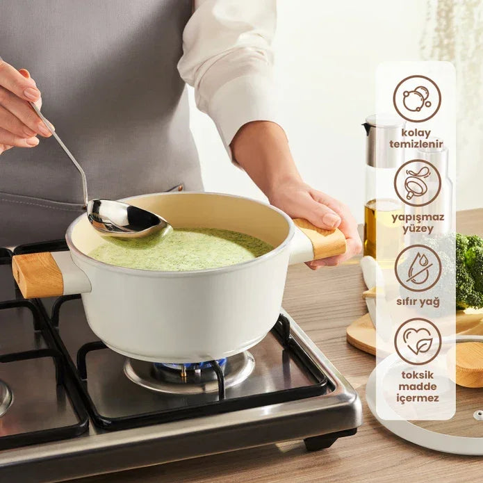 Emsan Swiss Crystal Deep Pot 20 cm - Emsan Jordan