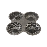 Emsan Griss One Four 4-Piece Cast Cake Mold Set Gray - Emsan Jordan