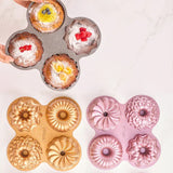 Emsan Griss One Four 4-Piece Cast Cake Mold Set – Pink - Emsan Jordan