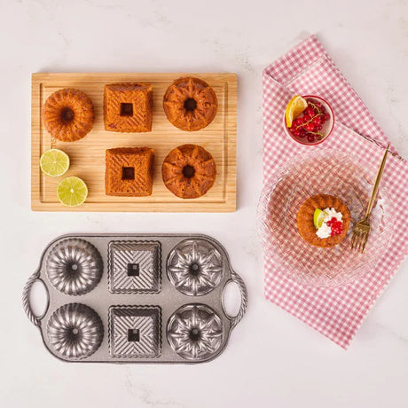 Emsan Griss One Six – 6-Piece Cast Cake Mold – Grey - Emsan Jordan