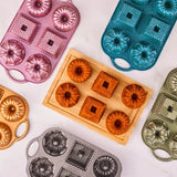 Emsan Griss One Six – 6-Piece Cast Cake Mold – Grey - Emsan Jordan