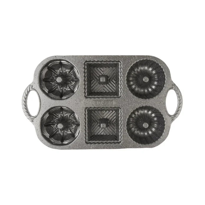 Emsan Griss One Six – 6-Piece Cast Cake Mold – Grey - Emsan Jordan