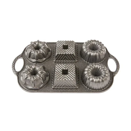 Emsan Griss One Six – 6-Piece Cast Cake Mold – Grey - Emsan Jordan