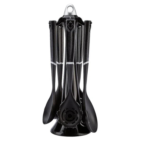 Emsan Akasya 6-Piece Grey Serving Set with Stand - Emsan Jordan