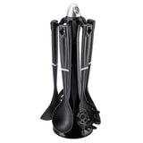 Emsan Akasya 6-Piece Grey Serving Set with Stand - Emsan Jordan