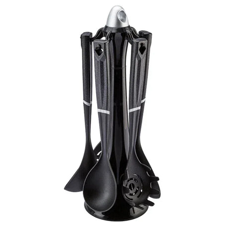 Emsan Akasya 6-Piece Grey Serving Set with Stand - Emsan Jordan