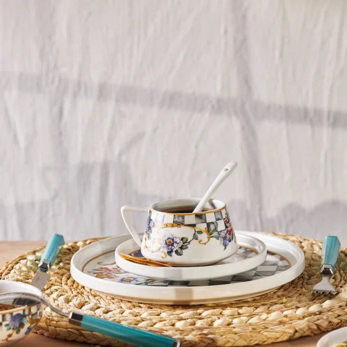 Emsan Victoria 32-Piece Porcelain Breakfast/Serving Set for 6 People - Emsan Jordan