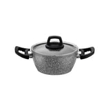 Emsan Lucca 7-Piece Cookware Set – Granite Coating, Gray-Blue - Emsan Jordan