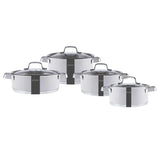 Emsan Capella 8-Piece Stainless Steel Cookware Set - Emsan Jordan