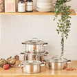 Emsan Capella 8-Piece Stainless Steel Cookware Set - Emsan Jordan