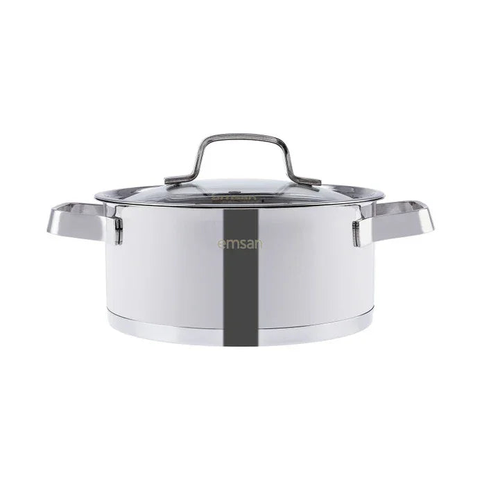 Emsan Capella 8-Piece Stainless Steel Cookware Set - Emsan Jordan