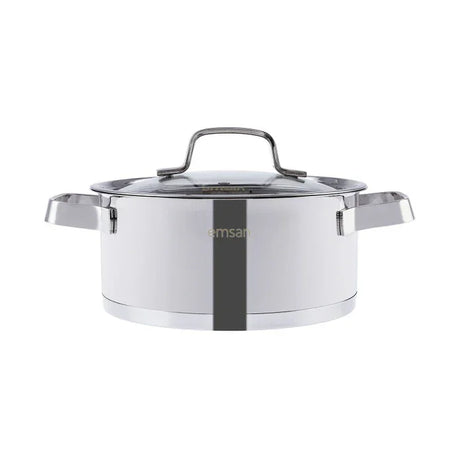 Emsan Capella 8-Piece Stainless Steel Cookware Set - Emsan Jordan