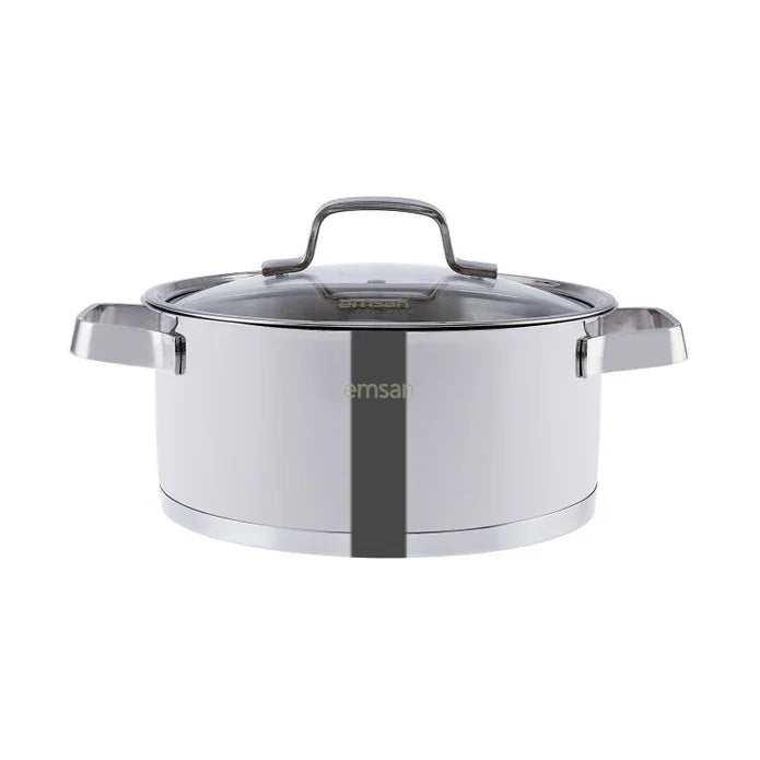 Emsan Capella 8-Piece Stainless Steel Cookware Set - Emsan Jordan