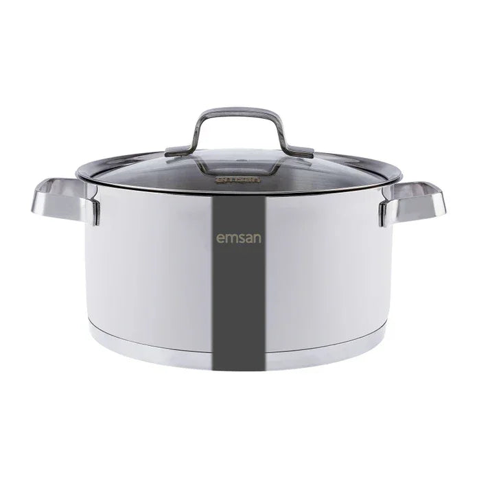 Emsan Capella 8-Piece Stainless Steel Cookware Set - Emsan Jordan