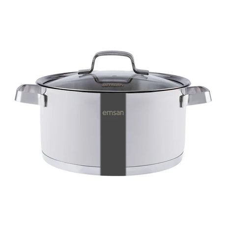 Emsan Capella 8-Piece Stainless Steel Cookware Set - Emsan Jordan