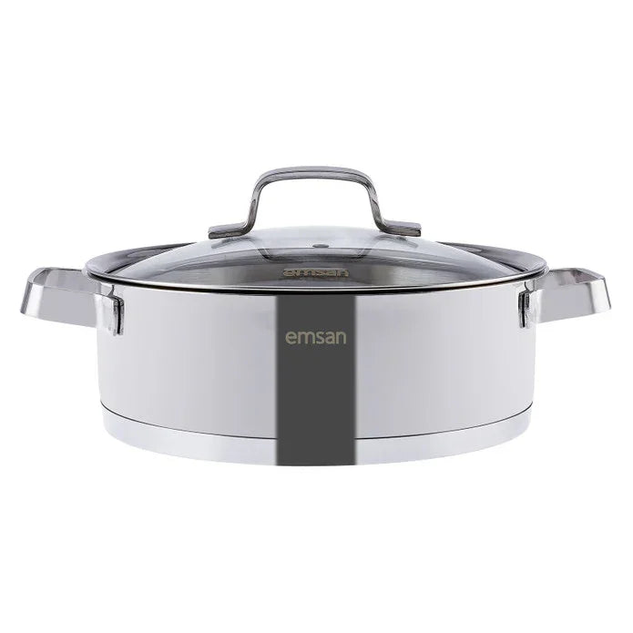 Emsan Capella 8-Piece Stainless Steel Cookware Set - Emsan Jordan