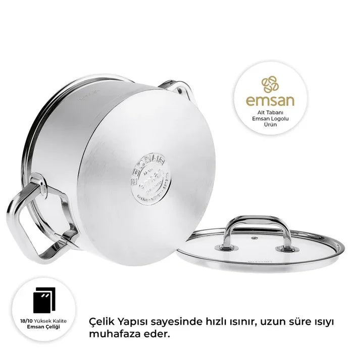 Emsan Mimosa 8-Piece Cookware Set - Emsan Jordan