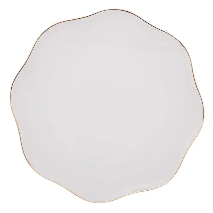 Emsan Lotus Fine Bone 18-Piece Dinner Set for 6 People - Gold - Emsan Jordan