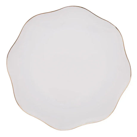 Emsan Lotus Fine Bone 18-Piece Dinner Set for 6 People - Gold - Emsan Jordan