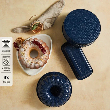 Emsan Wellbake 3-Piece Cake Mold Set - Emsan Jordan