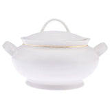 Emsan New Marly Porcelain 60-Piece 12-Person Round Dinner Set Gold - Emsan Jordan