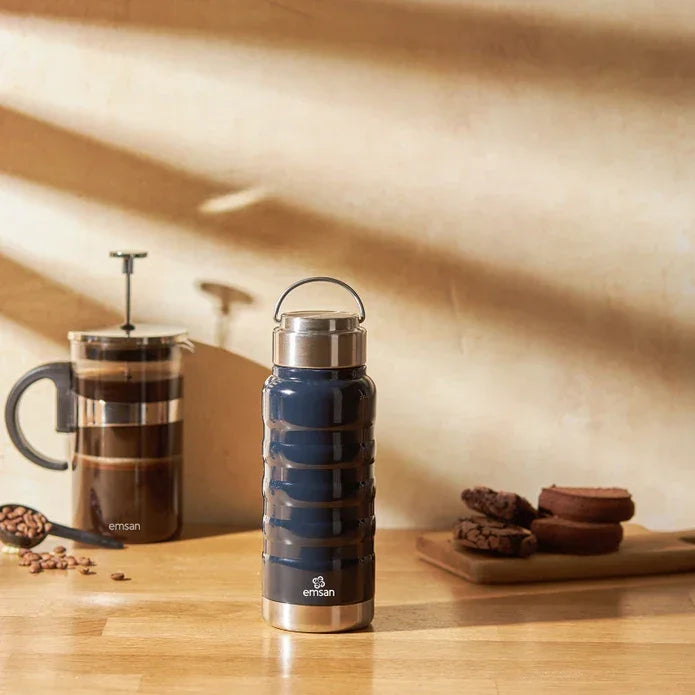Emsan Vigor Thermos Dark Blue – 400 ml - Emsan Jordan