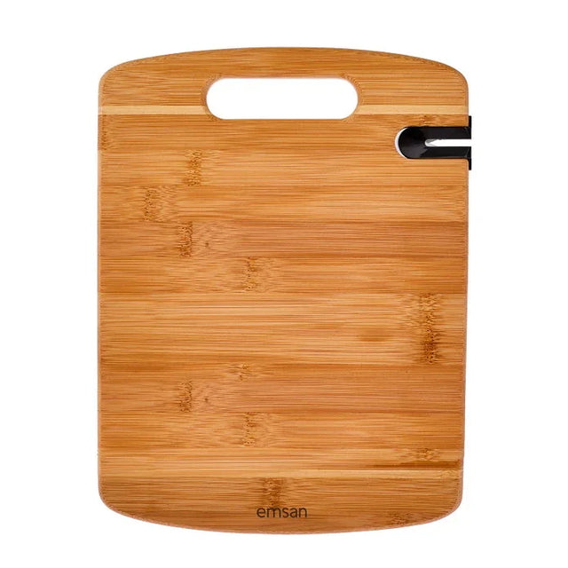 Emsan Bamboo Argus Cutting Board with Sharpener 23x30 cm - Emsan Jordan