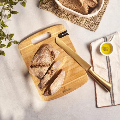 Emsan Bamboo Argus Cutting Board with Sharpener 23x30 cm - Emsan Jordan