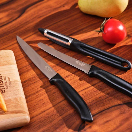 Emsan Nix 3-Piece Knife Set with Peeler - Emsan Jordan