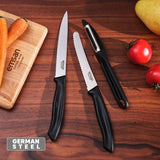 Emsan Nix 3-Piece Knife Set with Peeler - Emsan Jordan