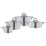 Emsan Valeria 8-Piece Stainless Steel Cookware Set - Emsan Jordan