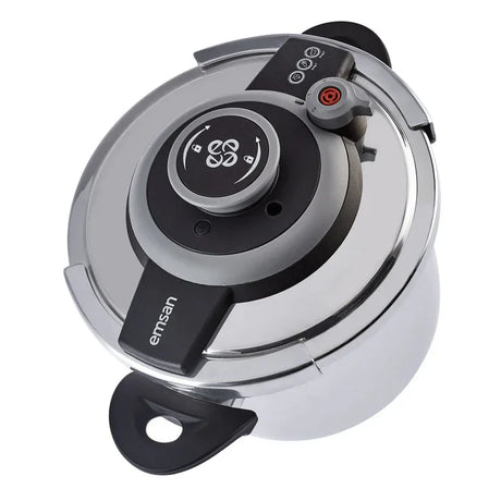 Emsan Vera Pressure Cooker Set – 4 + 6 Liters – Black - Emsan Jordan