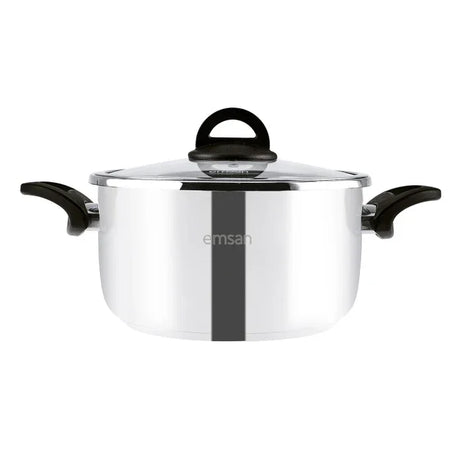 Emsan Vera Pressure Cooker Set – 4 + 6 Liters – Black - Emsan Jordan