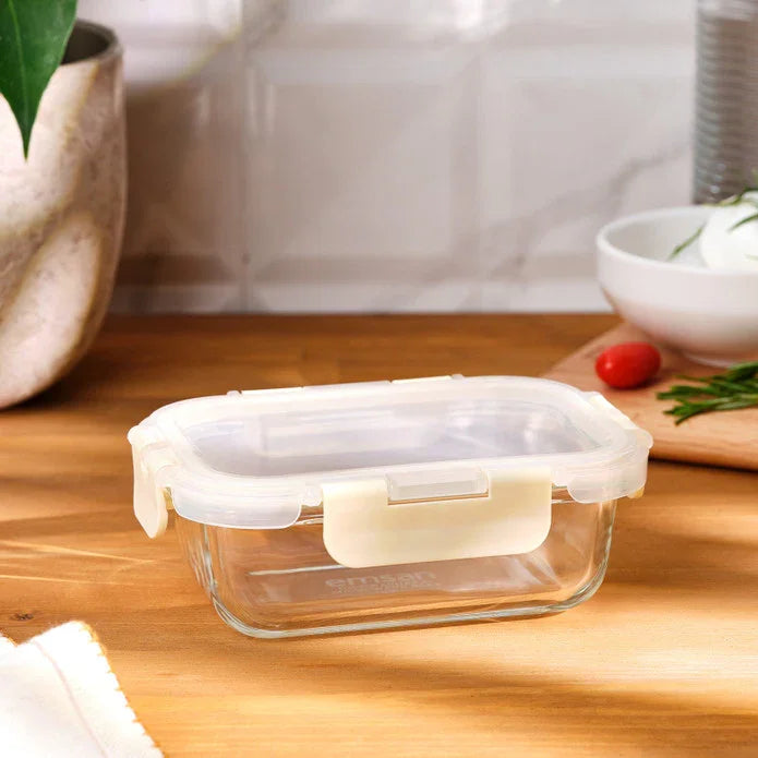 Emsan Soft 370 ml Borosilicate Storage Container - Emsan Jordan