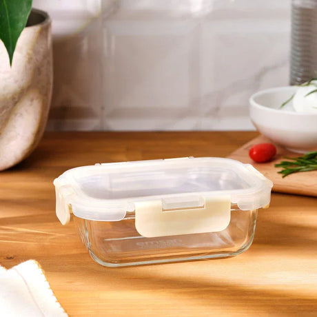 Emsan Soft 370 ml Borosilicate Storage Container - Emsan Jordan