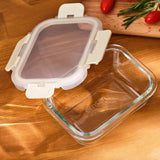 Emsan Soft 370 ml Borosilicate Storage Container - Emsan Jordan