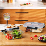 Emsan Twin 980 ml Borosilicate Storage Container - Emsan Jordan