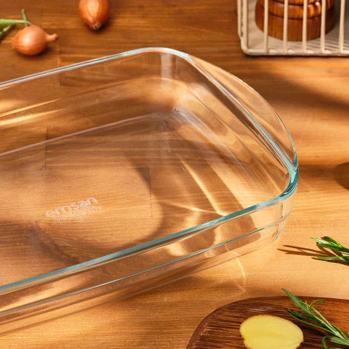 Emsan Classic Borosilicate Oven Dish 2.6 L - Emsan Jordan