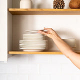 Emsan Bone New Begonia 12 Person Dinner Set 60 Pieces Half Square - Emsan Jordan