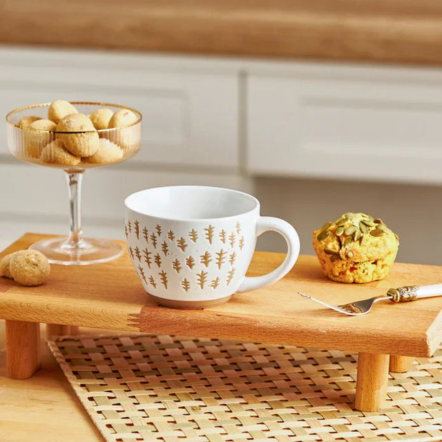 Emsan Fall Stoneware Mug 350 ml Beige - Emsan Jordan