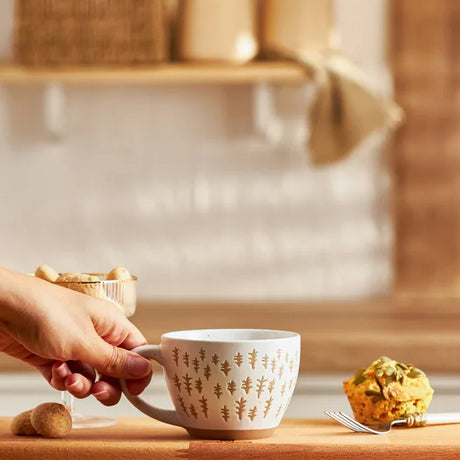 Emsan Fall Stoneware Mug 350 ml Beige - Emsan Jordan