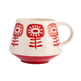 Emsan Ethnic Flower New Bone 480 ml Burgundy - Emsan Jordan