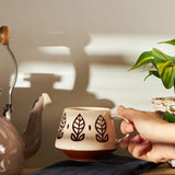 Emsan Ethnic Grass Mug 480 ml Brown - Emsan Jordan