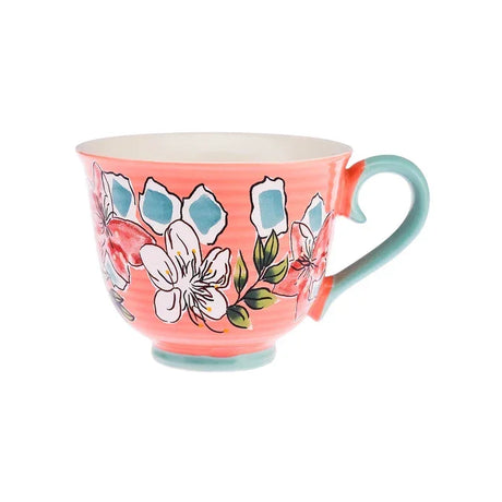 Emsan Lily New Bone Mug 435 ml Pink - Emsan Jordan