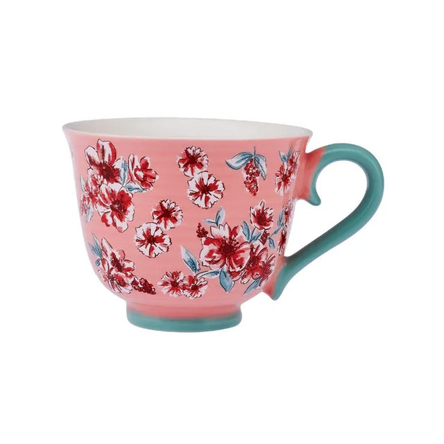 Emsan Blossom New Bone Mug 435 ml Pink - Emsan Jordan