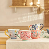 Emsan Blossom New Bone Mug 435 ml Pink - Emsan Jordan